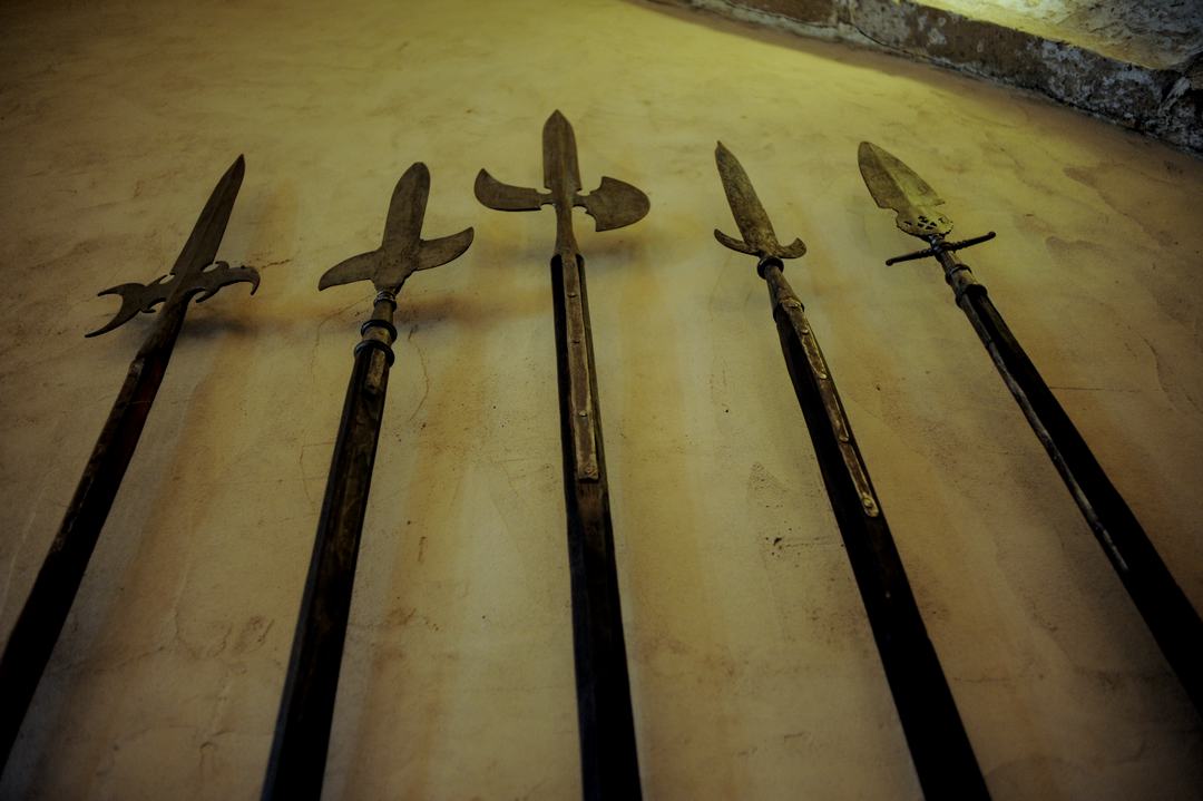 Historic Swords Display: Vianden Castle Armory Tour