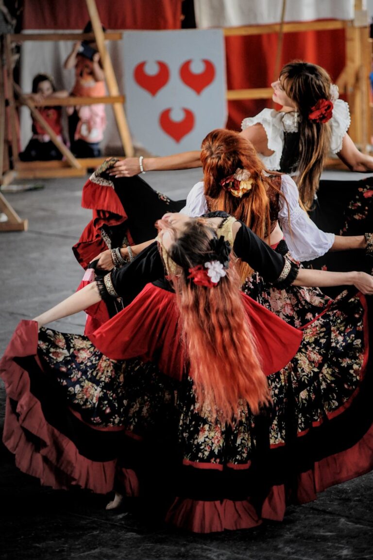 Vibrant Dancers Enchant Vianden Medieval Festival